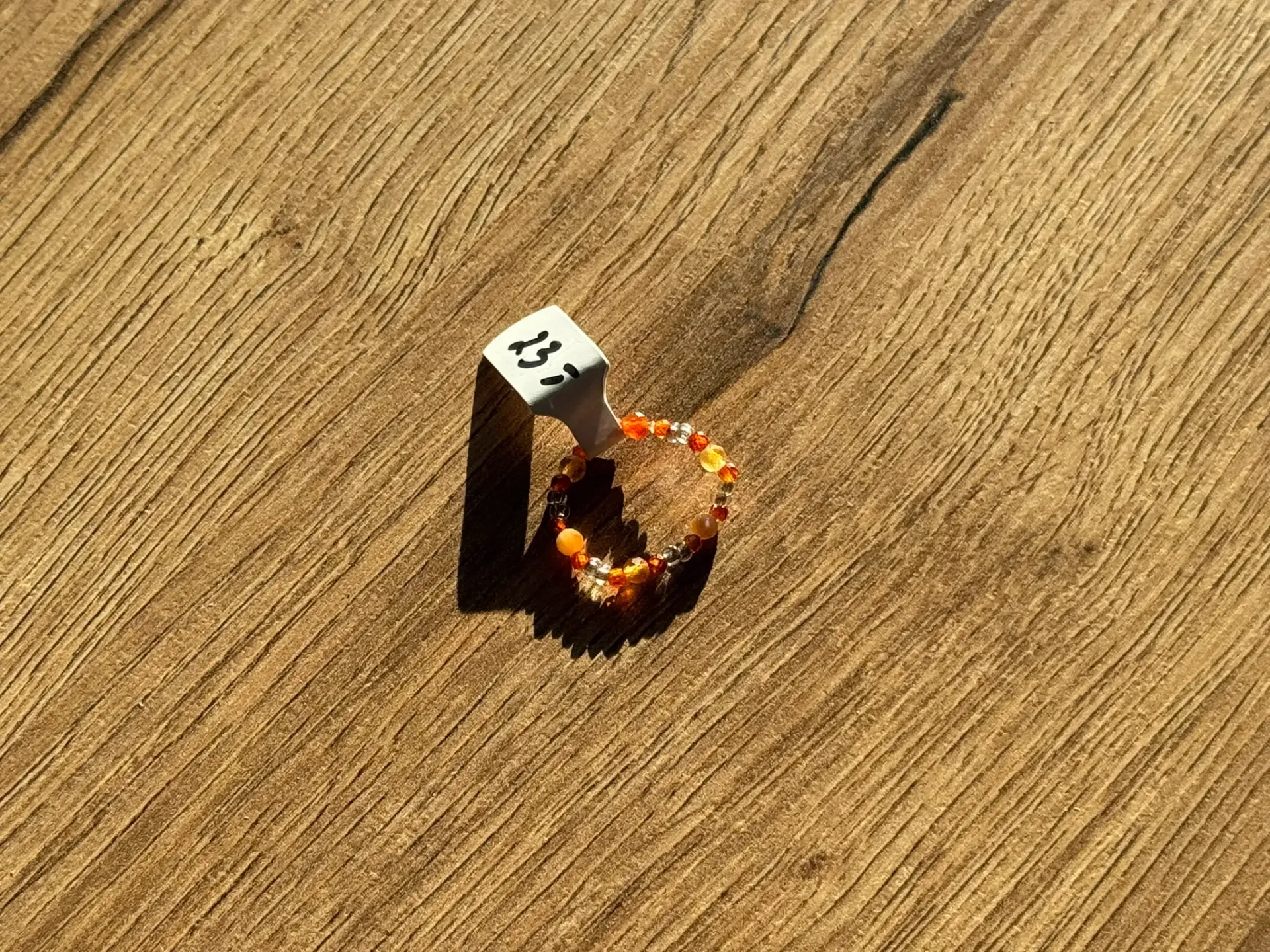 Pierścionek pomarańczowy 1