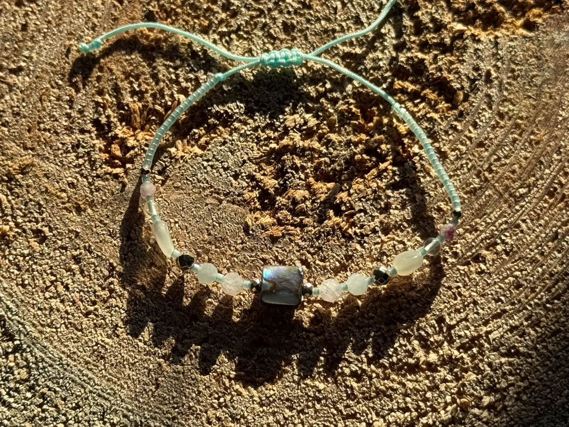 Bransoletka jasna blekit