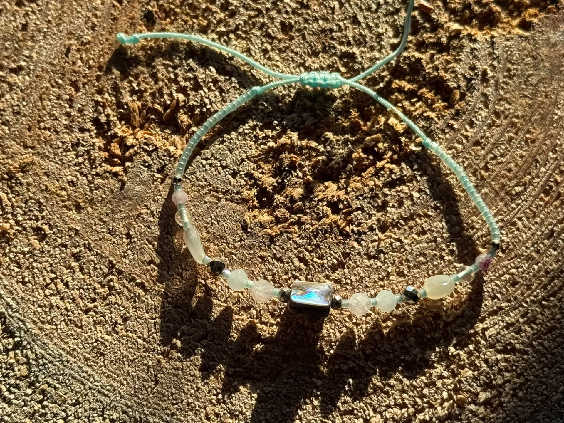 Bransoletka jasna blekit 2